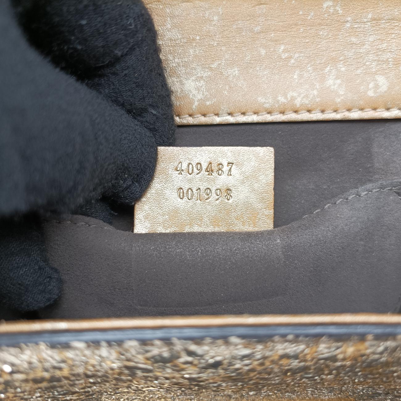 Padlock Golden PVC coated canvas 409487 H019254000パドロック ゴールド PVCコーティングキャンバス 409487 H019254000