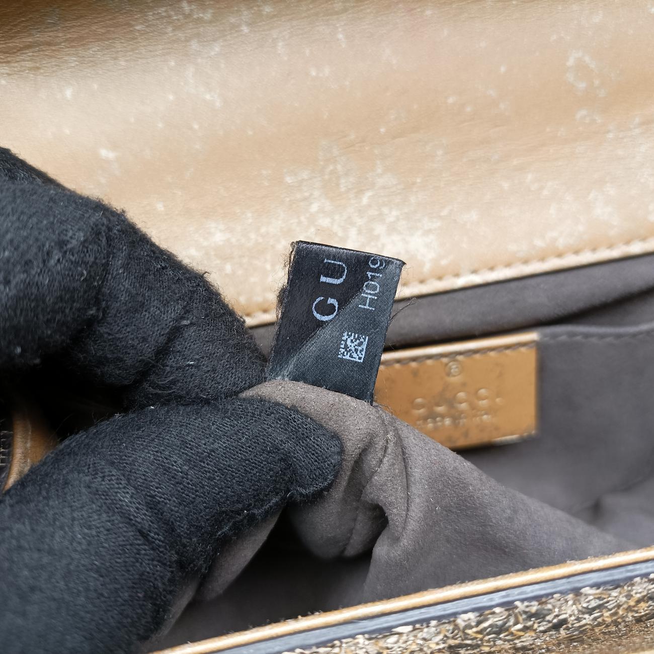 Padlock Golden PVC coated canvas 409487 H019254000パドロック ゴールド PVCコーティングキャンバス 409487 H019254000