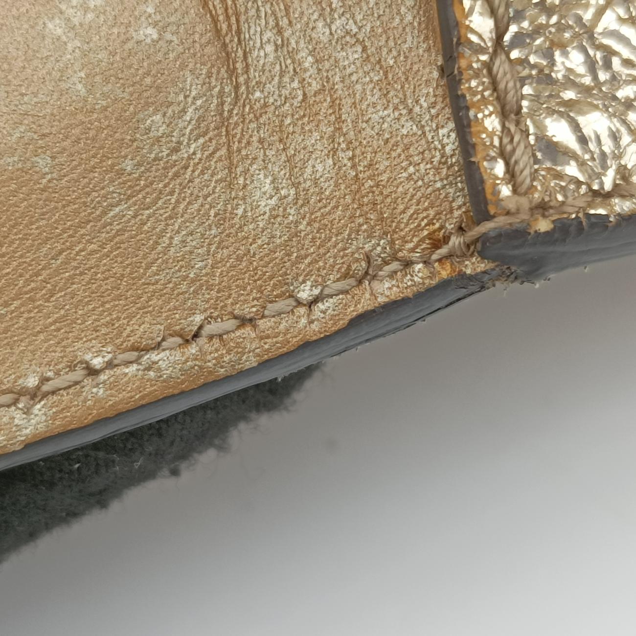 Padlock Golden PVC coated canvas 409487 H019254000パドロック ゴールド PVCコーティングキャンバス 409487 H019254000