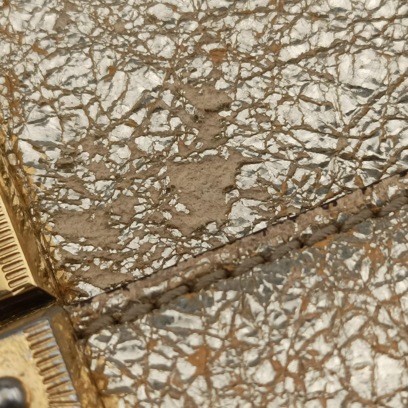 Padlock Golden PVC coated canvas 409487 H019254000パドロック ゴールド PVCコーティングキャンバス 409487 H019254000