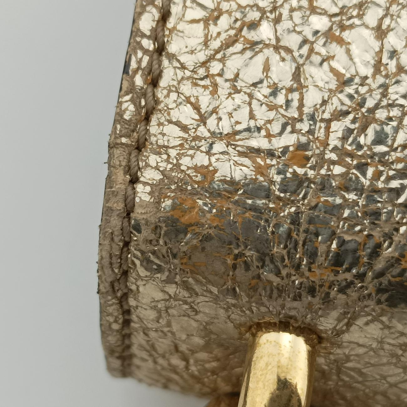 Padlock Golden PVC coated canvas 409487 H019254000パドロック ゴールド PVCコーティングキャンバス 409487 H019254000