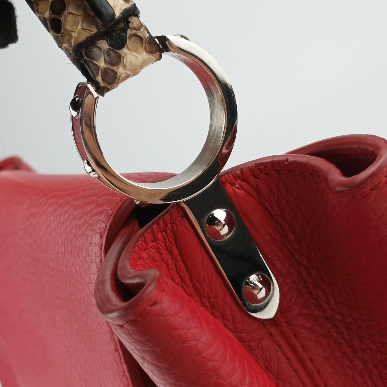 Capucines MM ruby Taurillon leather N91899 MI2145カプシーヌ MM ルビー トリヨンレザー N91899 MI2145