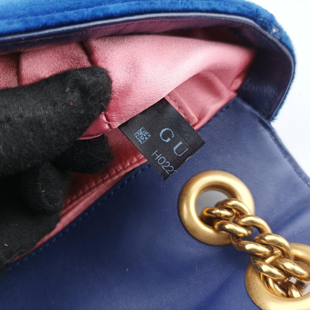 GG MarmontBluevelour446744H022329426GGマーモントブルーベロア446744H022329426