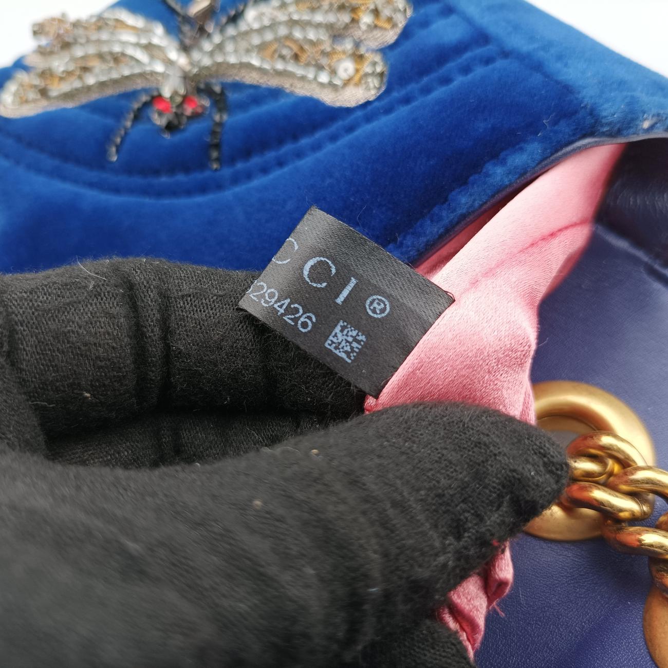 GG MarmontBluevelour446744H022329426GGマーモントブルーベロア446744H022329426