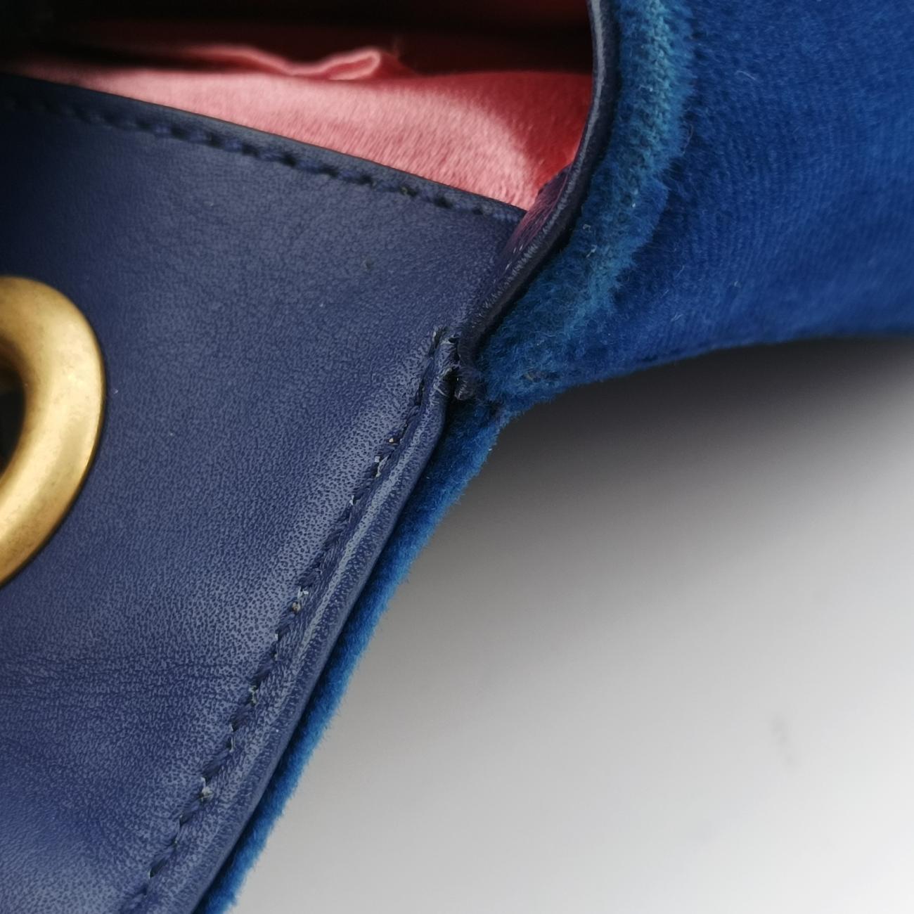 GG MarmontBluevelour446744H022329426GGマーモントブルーベロア446744H022329426