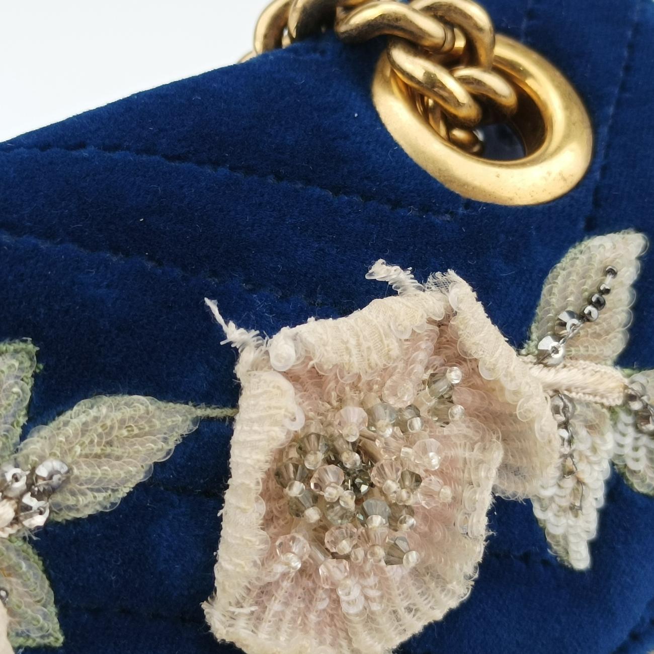 GG MarmontBluevelour446744H022329426GGマーモントブルーベロア446744H022329426