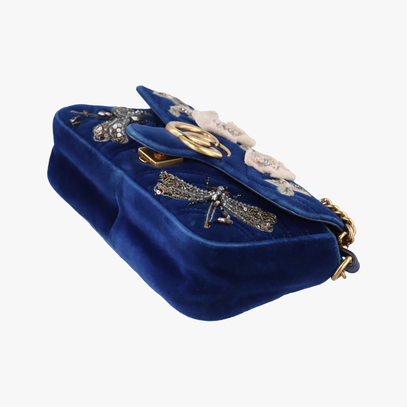 GG MarmontBluevelour446744H022329426GGマーモントブルーベロア446744H022329426