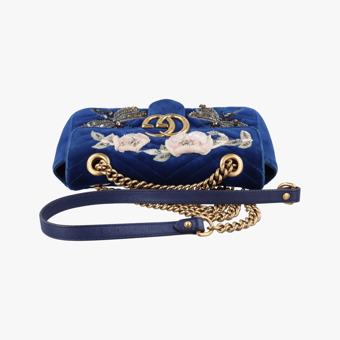 GG MarmontBluevelour446744H022329426GGマーモントブルーベロア446744H022329426