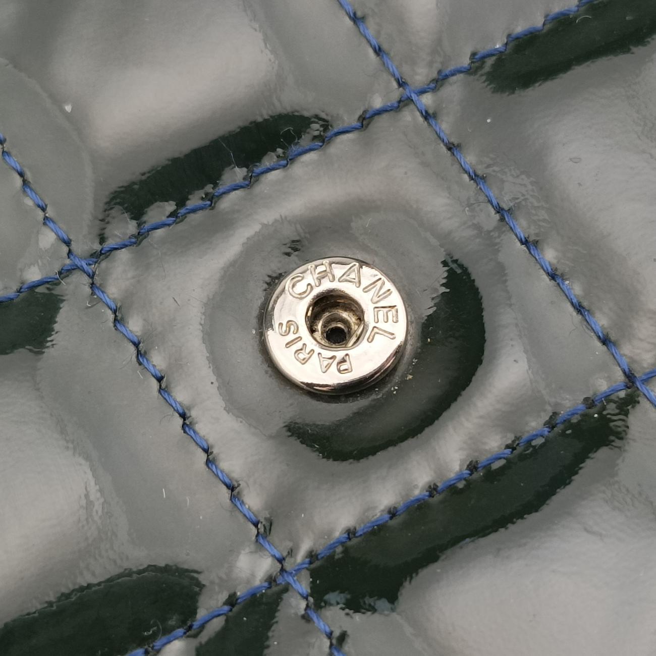 Matelasse coco markNavyPatent LeatherA3381414366109マトラッセ ココマークネイビーパテントA3381414366109