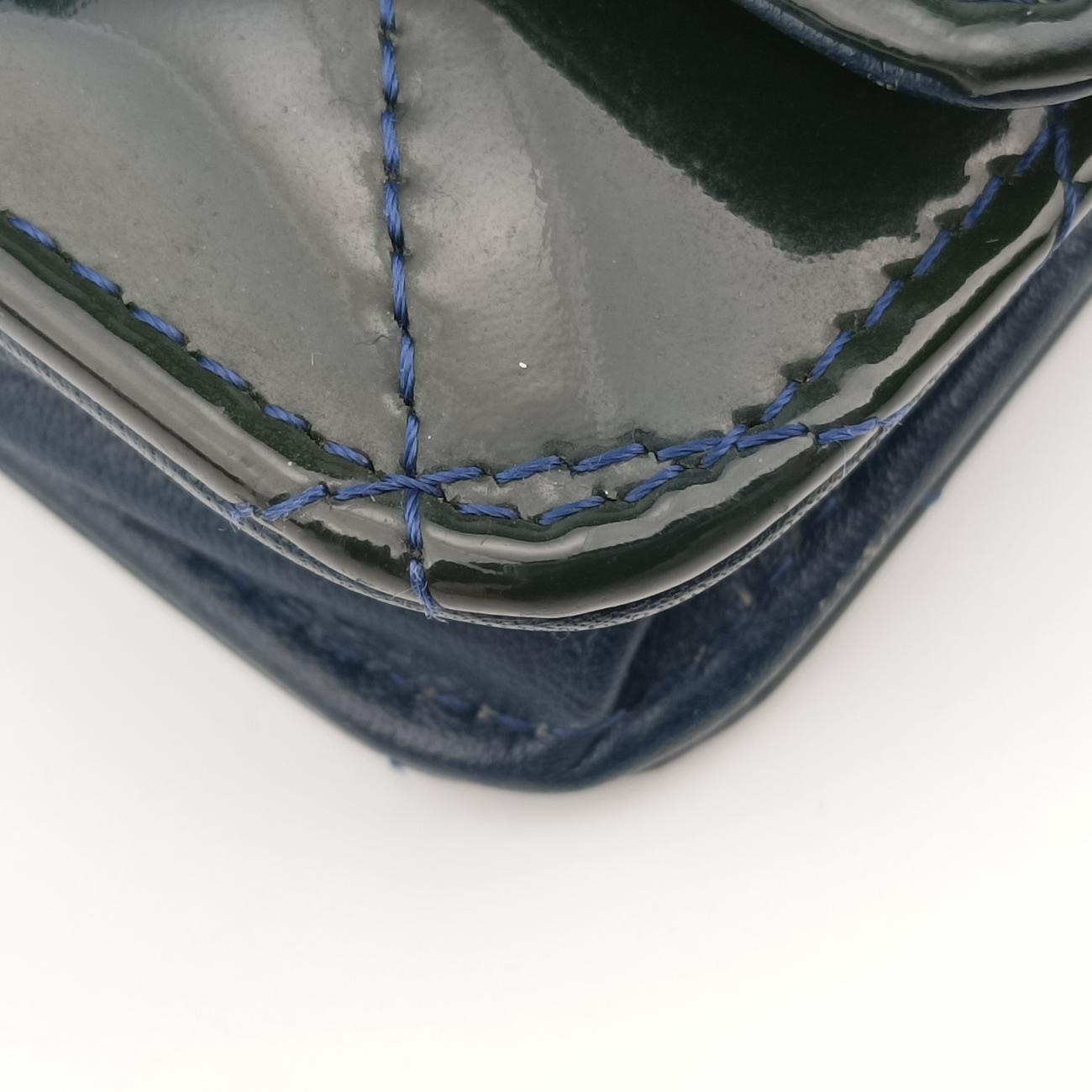 Matelasse coco markNavyPatent LeatherA3381414366109マトラッセ ココマークネイビーパテントA3381414366109