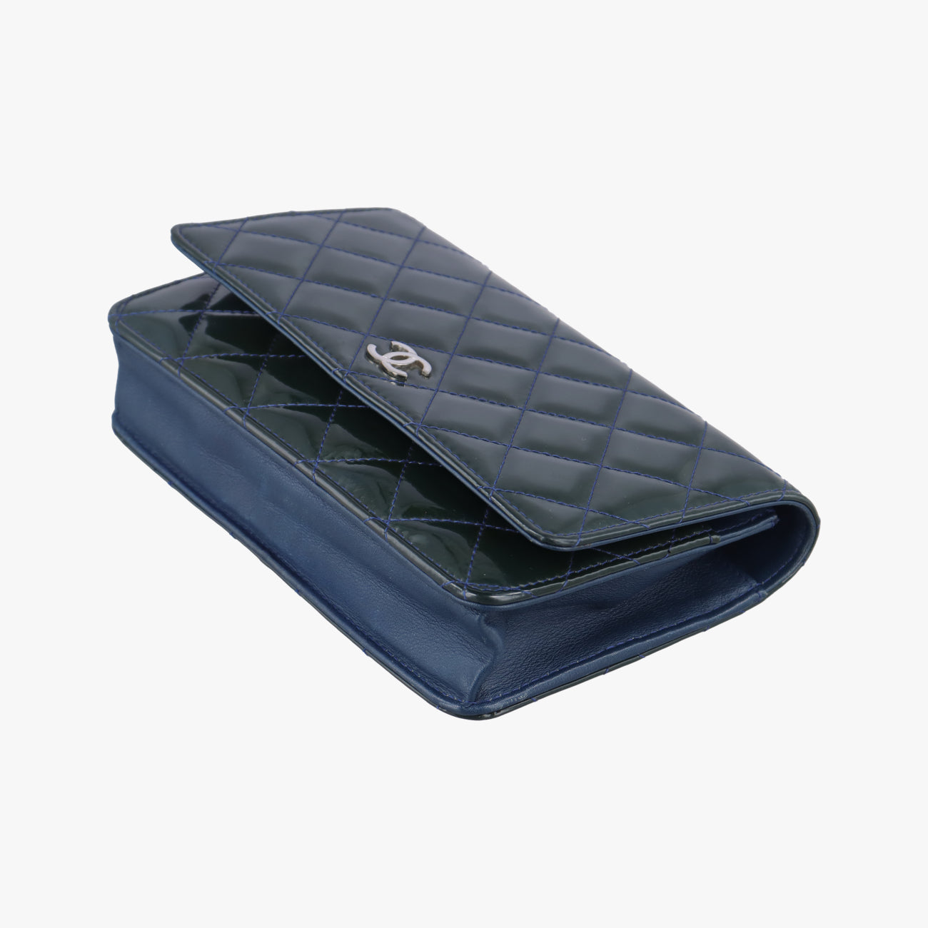 Matelasse coco markNavyPatent LeatherA3381414366109マトラッセ ココマークネイビーパテントA3381414366109