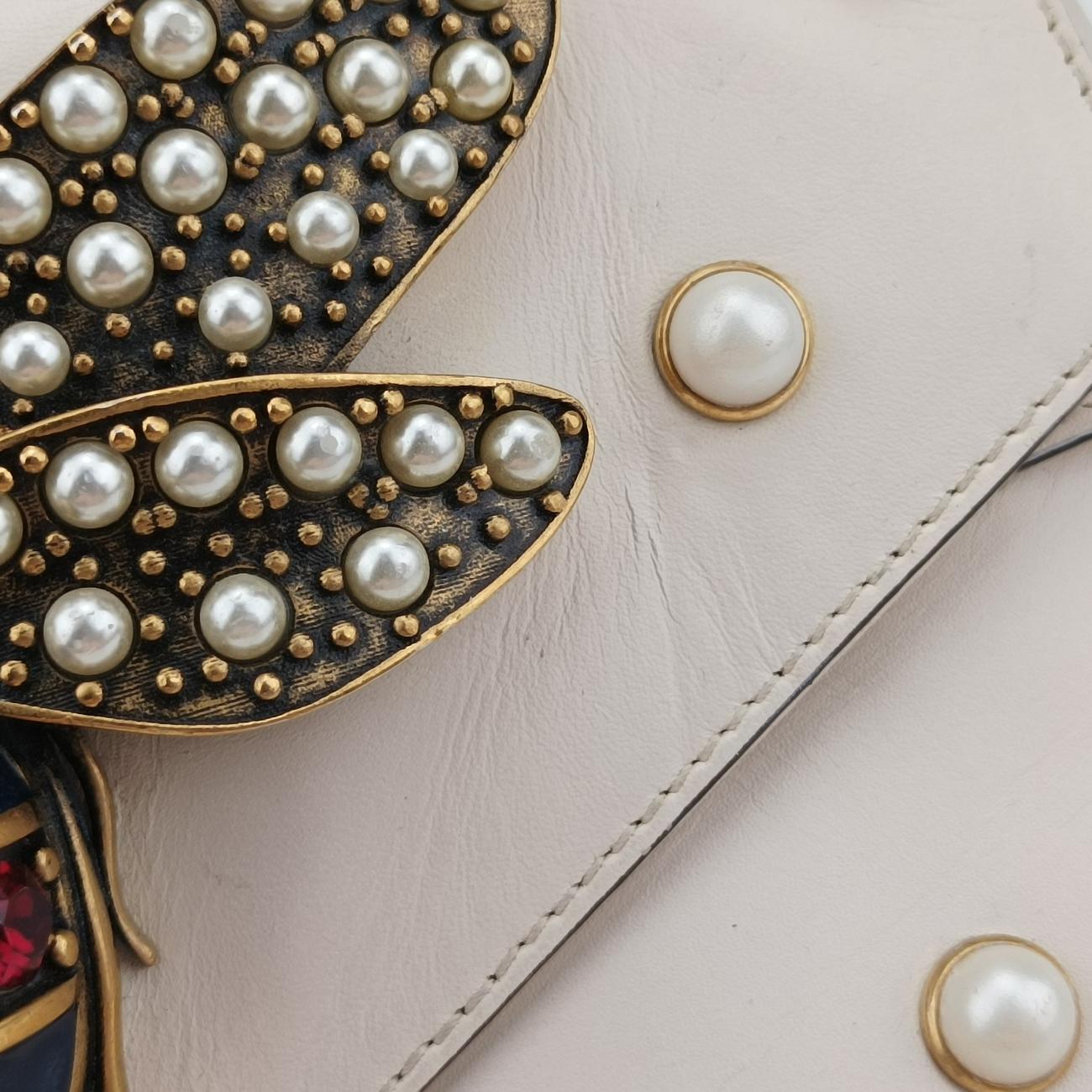 Broadway Pearl BeeWhiteLeather453778C022494602ブロードウェイ パール ビーホワイトレザー453778C022494602