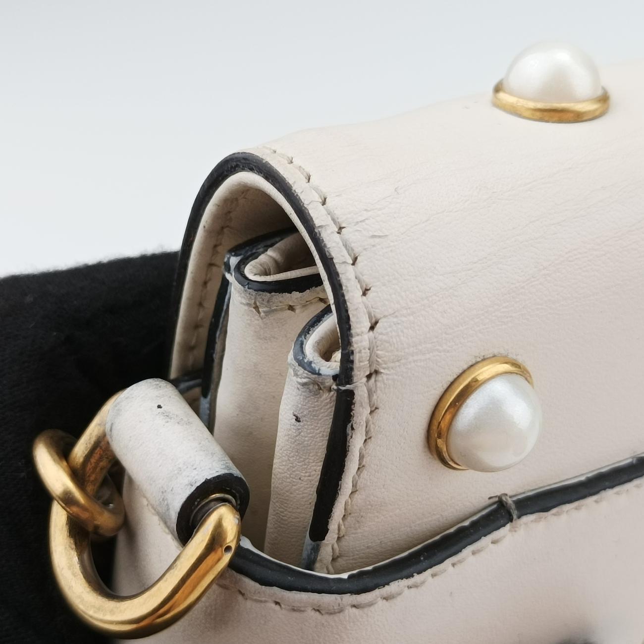 Broadway Pearl BeeWhiteLeather453778C022494602ブロードウェイ パール ビーホワイトレザー453778C022494602