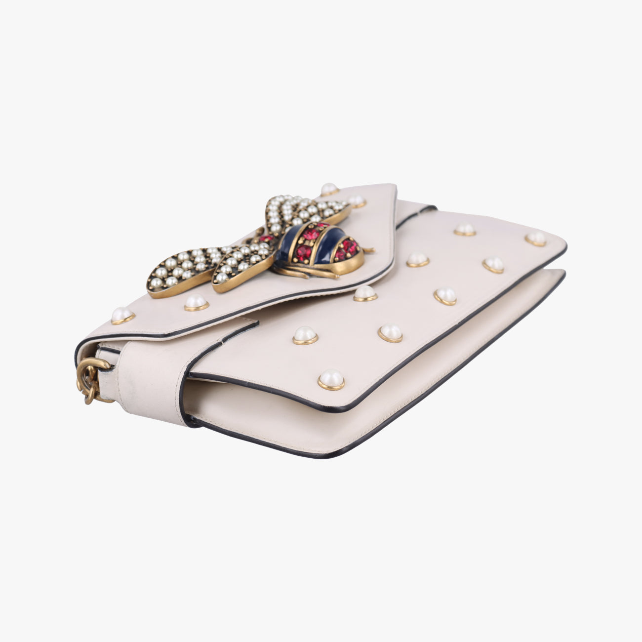 Broadway Pearl BeeWhiteLeather453778C022494602ブロードウェイ パール ビーホワイトレザー453778C022494602