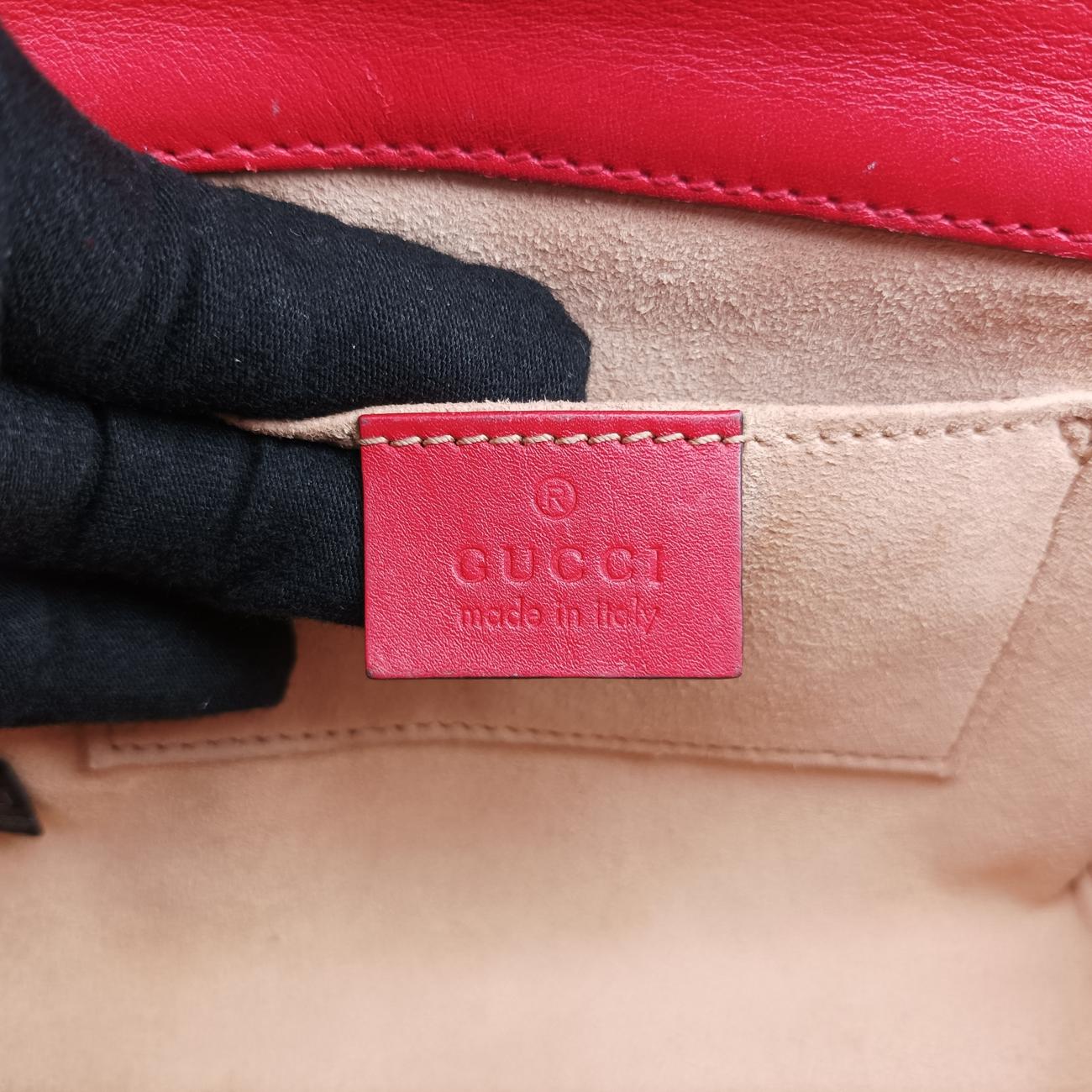 Padlock GG apple printMulticolourPVC coated canvas409487I033549441パドロック GGアップルプリントマルチカラーPVCコーティングキャンバス409487I033549441