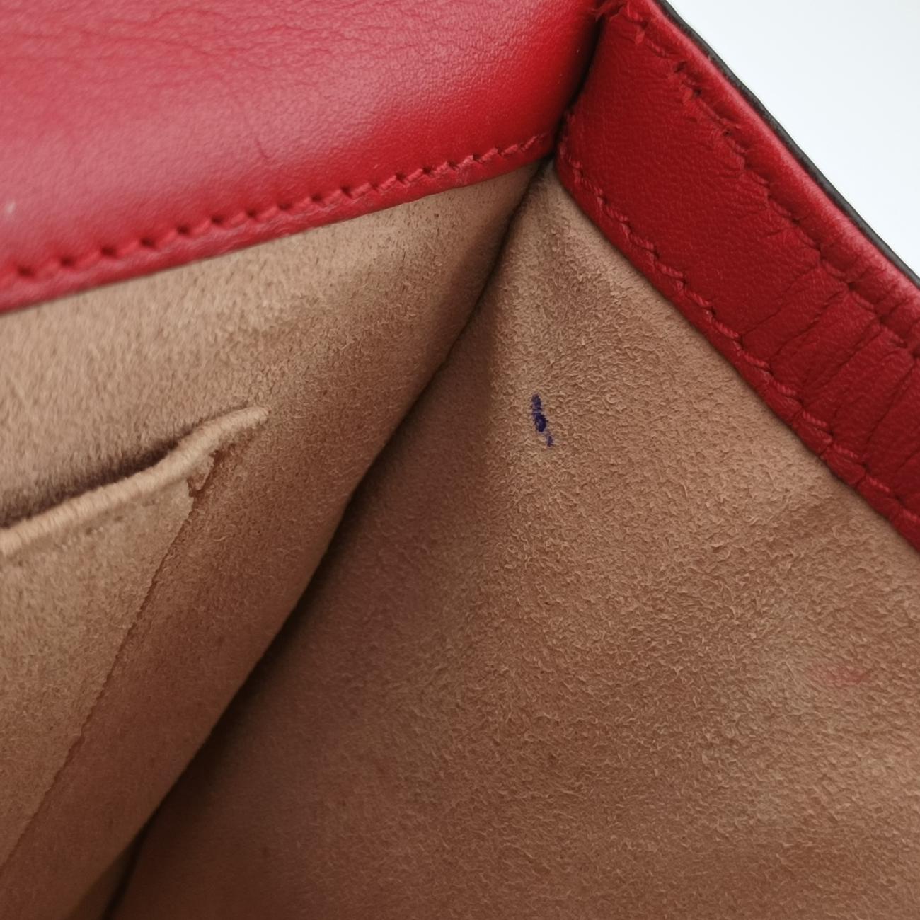 Padlock GG apple printMulticolourPVC coated canvas409487I033549441パドロック GGアップルプリントマルチカラーPVCコーティングキャンバス409487I033549441