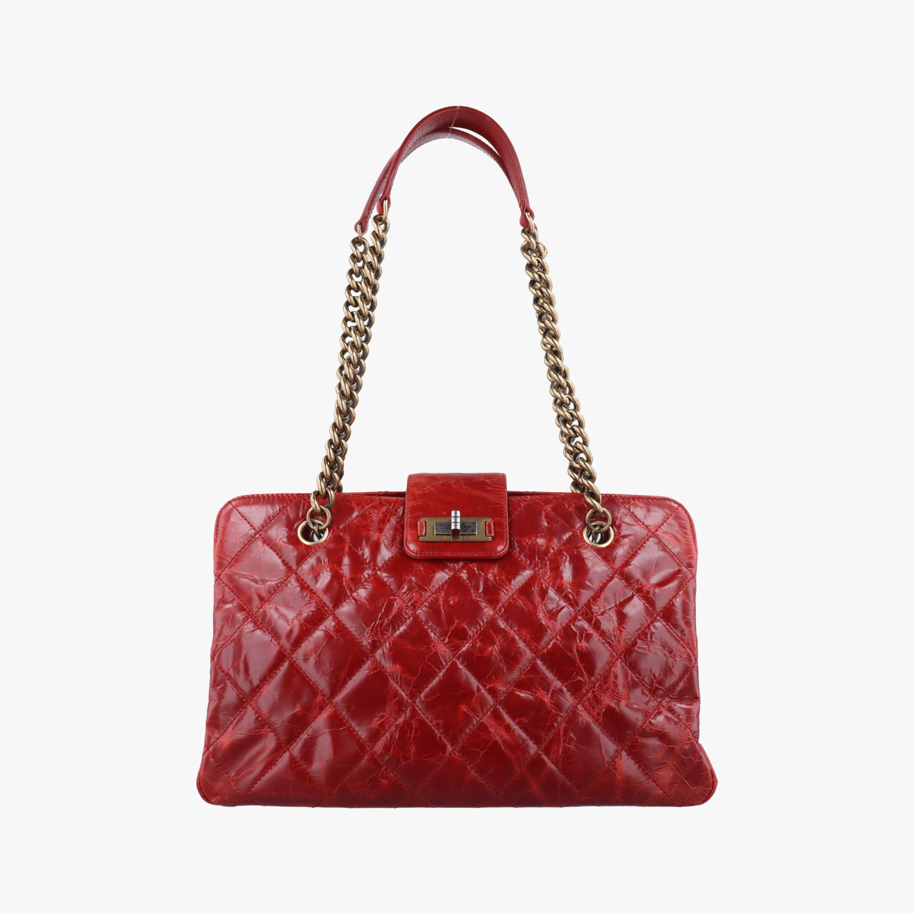 2.55 MatelasseRedLeatherA66817157178212.55 マトラッセレッドレザーA6681715717821