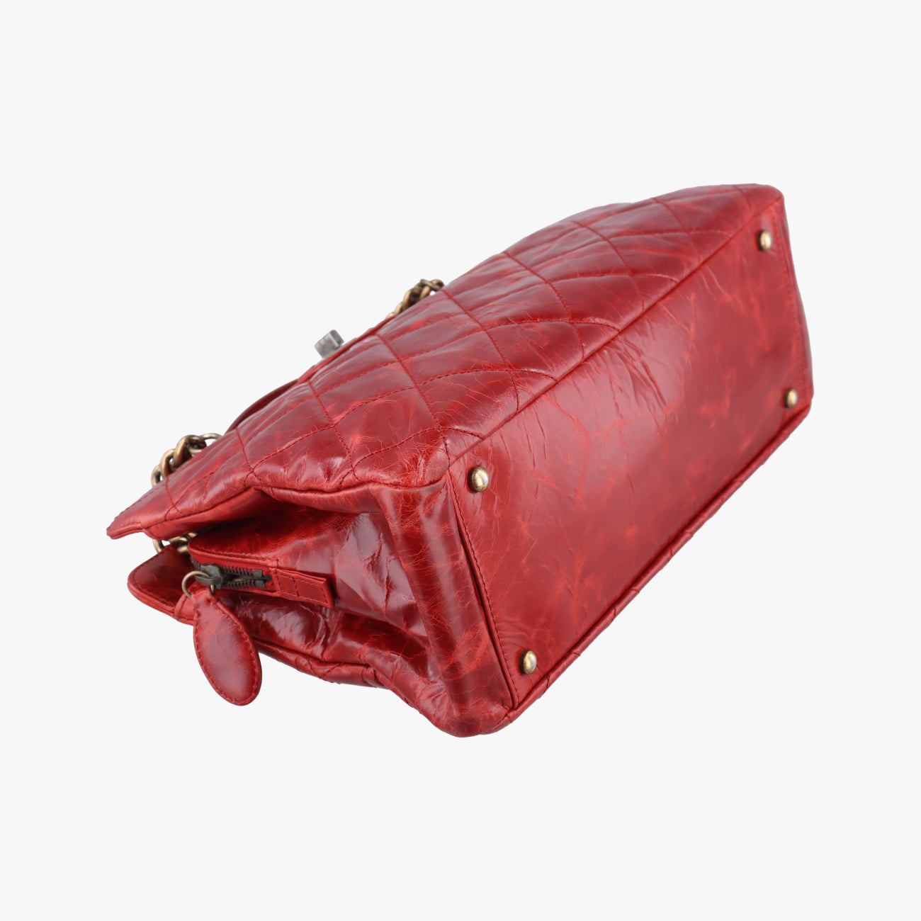 2.55 MatelasseRedLeatherA66817157178212.55 マトラッセレッドレザーA6681715717821