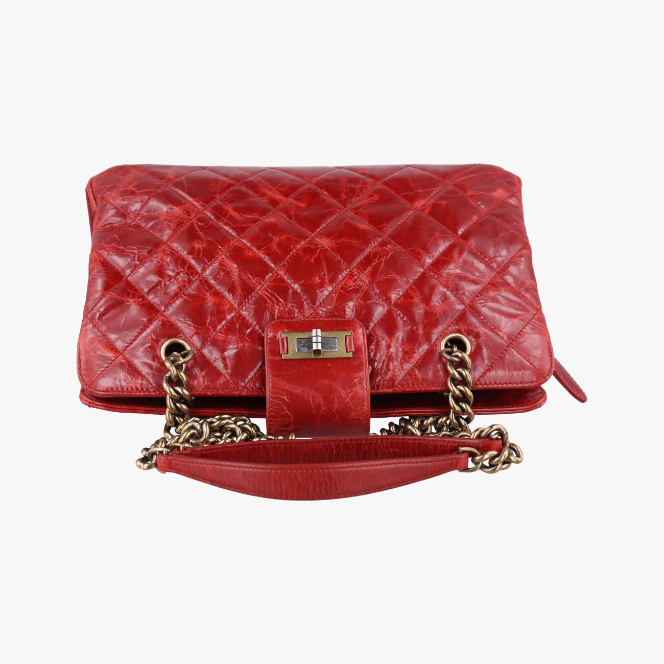 2.55 MatelasseRedLeatherA66817157178212.55 マトラッセレッドレザーA6681715717821