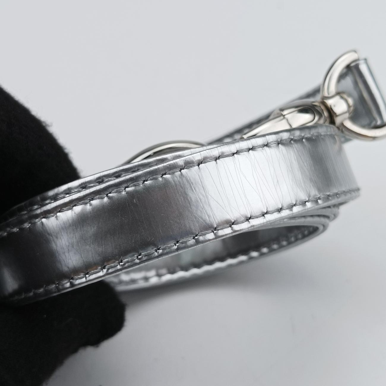 Lady DiorSilverLeather21-MA-1114レディディオールシルバーレザー21-MA-1114