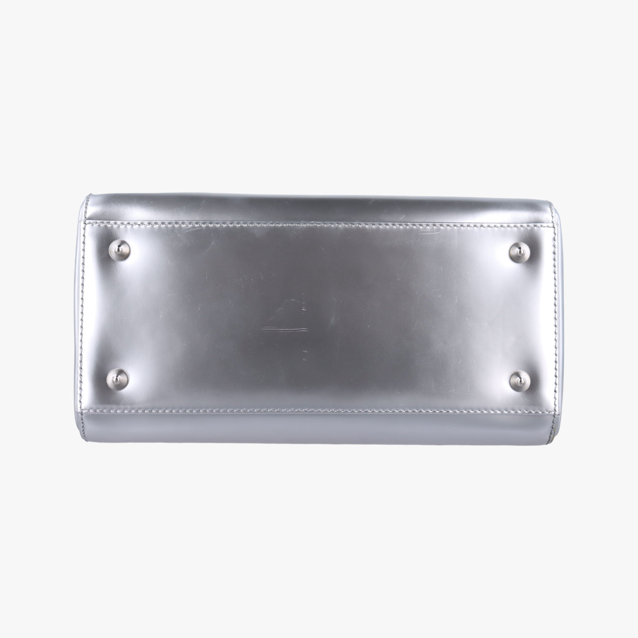 Lady DiorSilverLeather21-MA-1114レディディオールシルバーレザー21-MA-1114