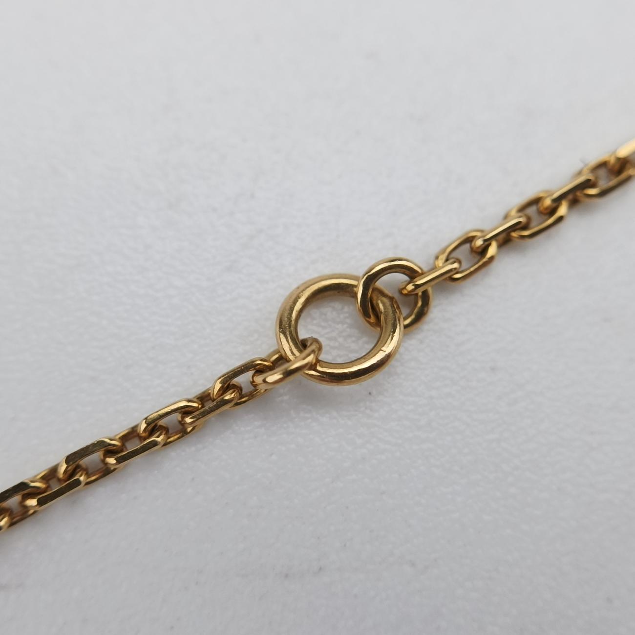 Vintage Alhambra onyxBlack×goldenAU750ARA45800JE319935ヴィンテージ アルハンブラ オニキスブラック×ゴールドAU750ARA45800JE319935