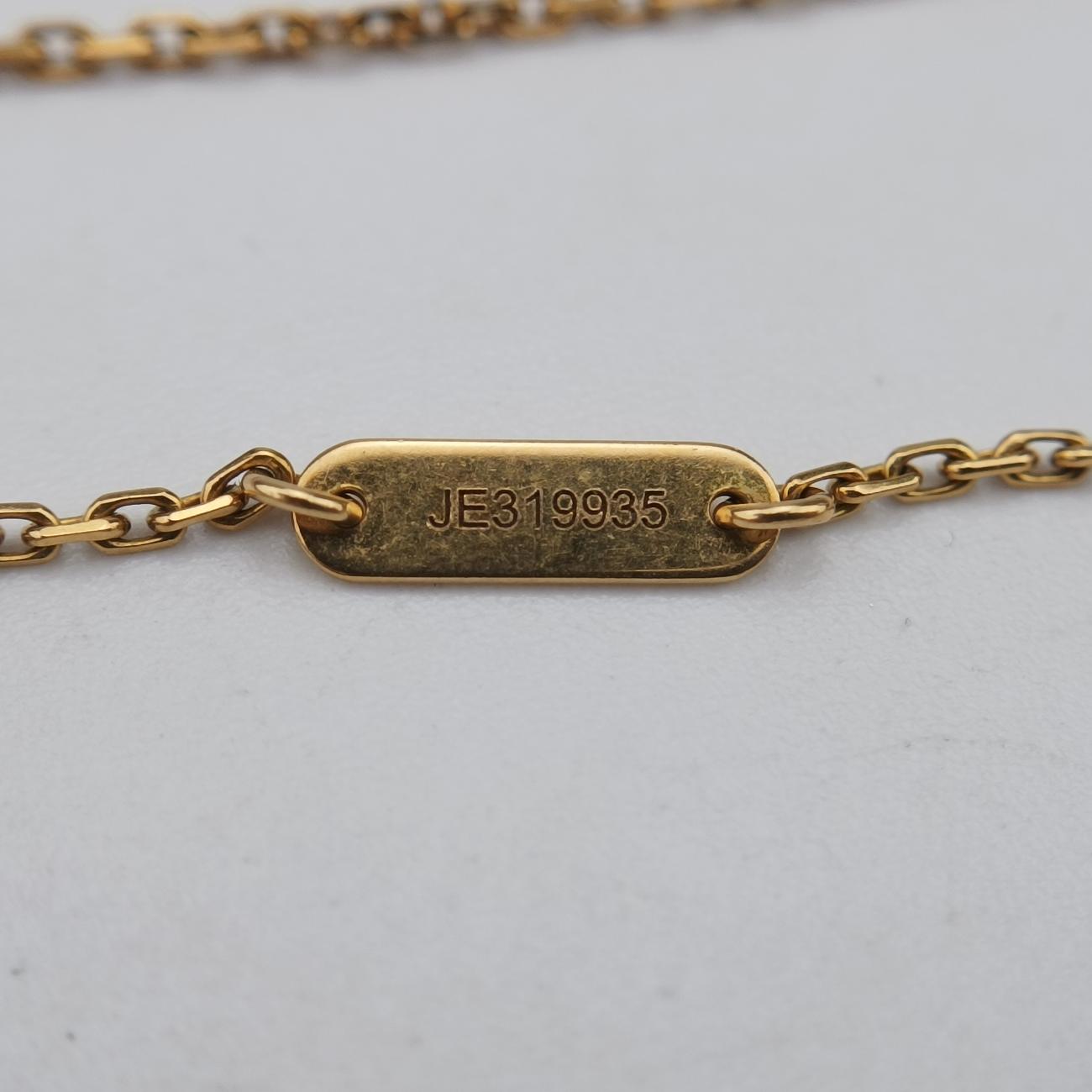 Vintage Alhambra onyxBlack×goldenAU750ARA45800JE319935ヴィンテージ アルハンブラ オニキスブラック×ゴールドAU750ARA45800JE319935