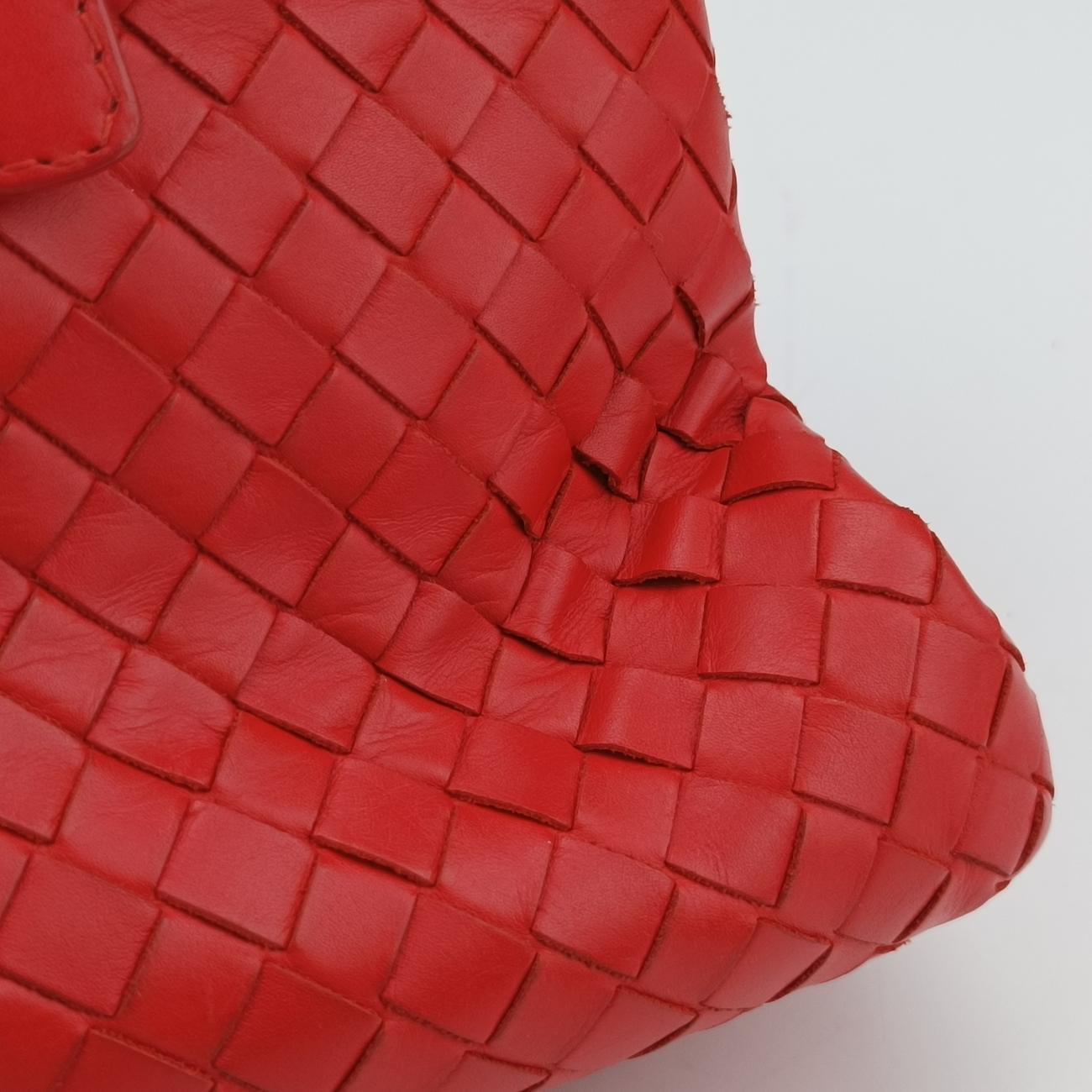 Roma IntrecciatoRedlambskinB05515147Sローマ イントレチャートレッドラムスキンB05515147S