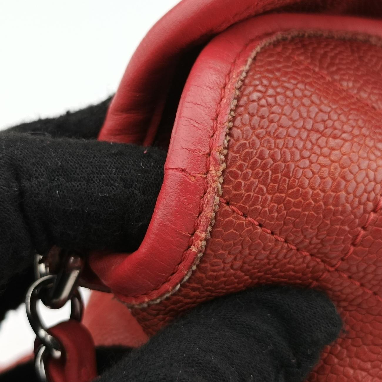 Matelasse HoboRedcaviar skinA6680215708223マトラッセ ホーボーレッドキャビアスキンA6680215708223