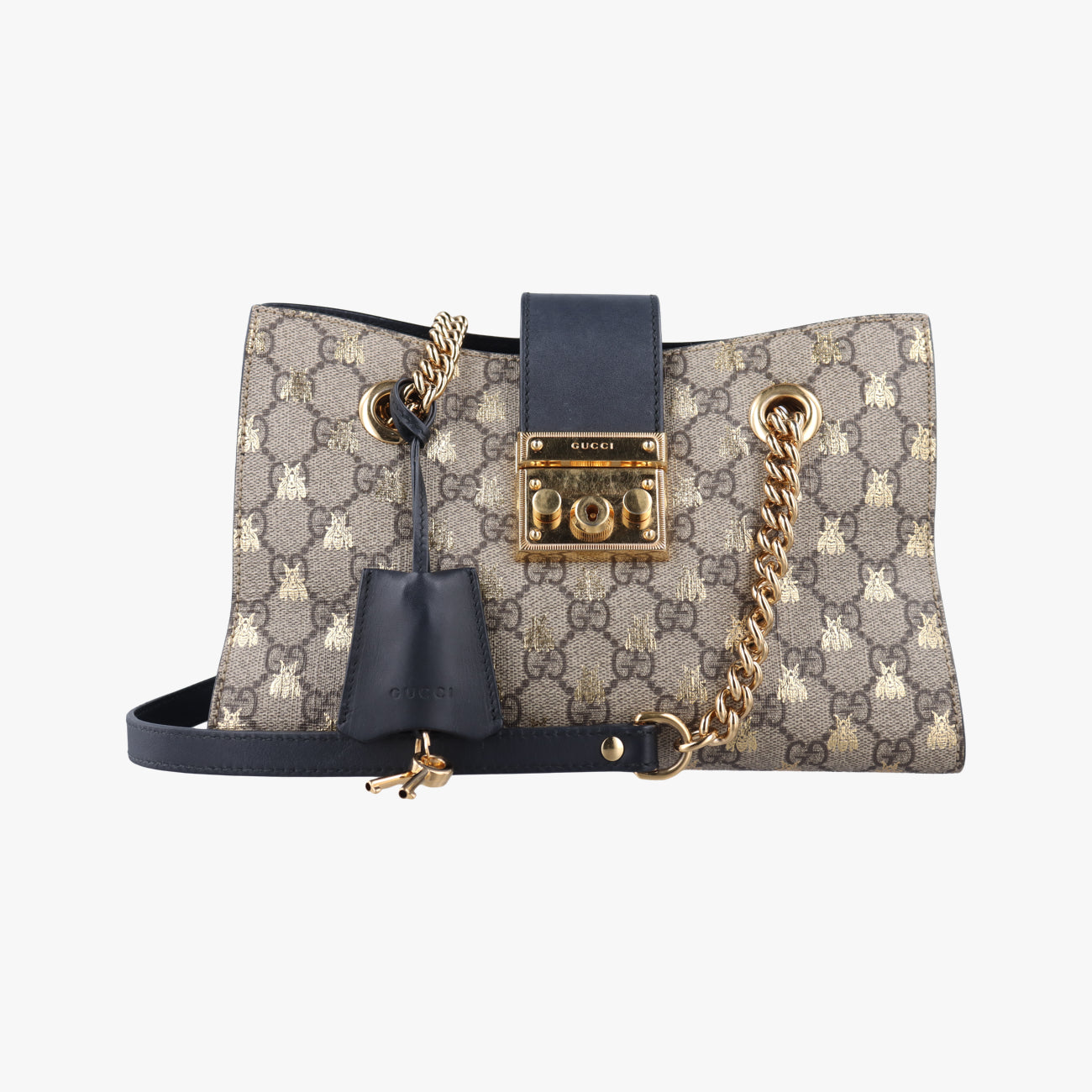 PadlockMulticolourPVC coated canvas x leather498156F031099043パドロックマルチカラーPVCコーティングキャンバス×レザー498156F031099043