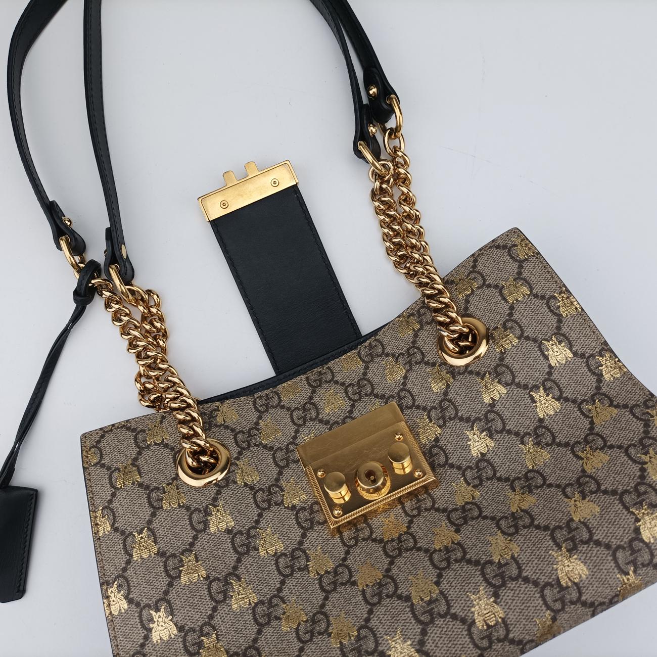 PadlockMulticolourPVC coated canvas x leather498156F031099043パドロックマルチカラーPVCコーティングキャンバス×レザー498156F031099043