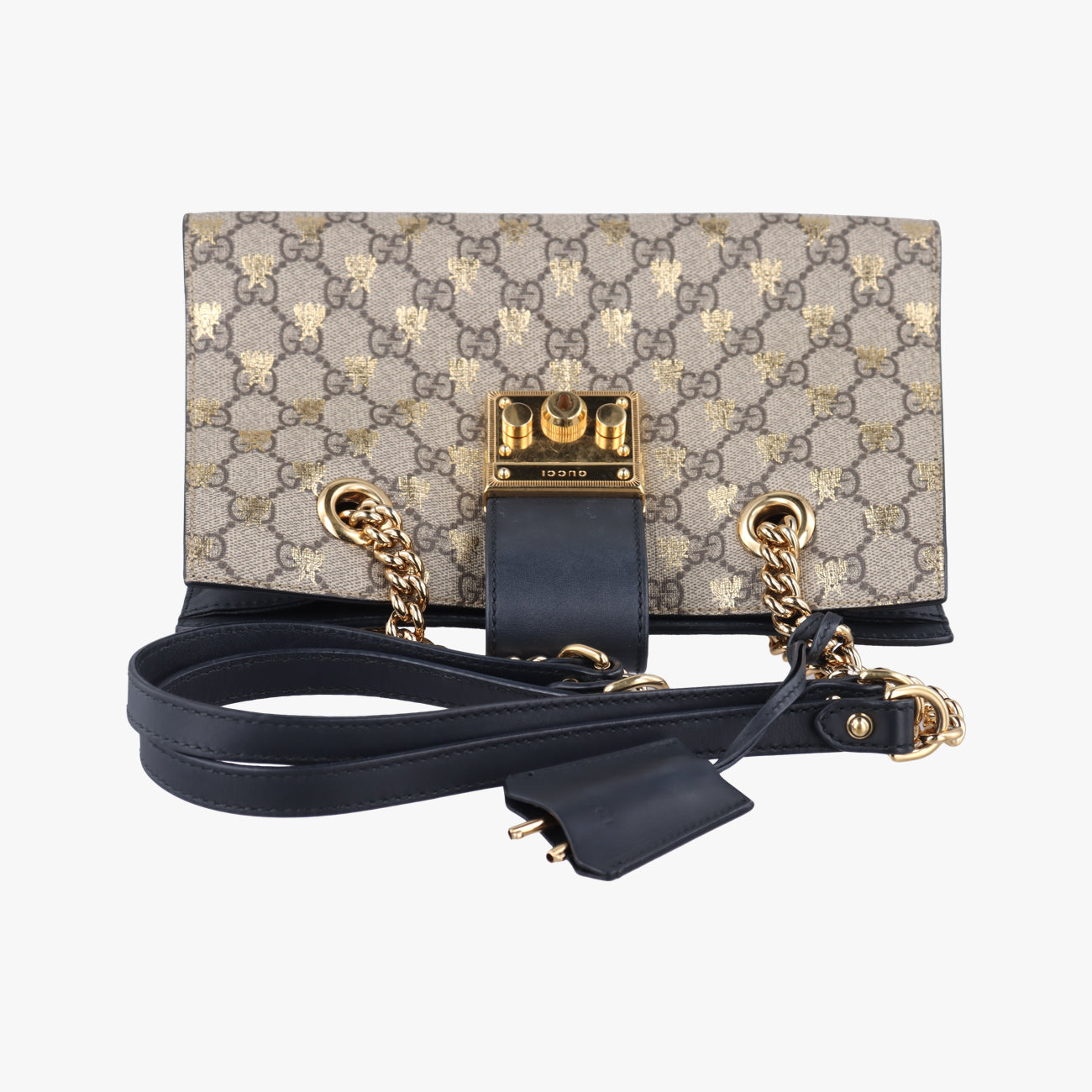 PadlockMulticolourPVC coated canvas x leather498156F031099043パドロックマルチカラーPVCコーティングキャンバス×レザー498156F031099043