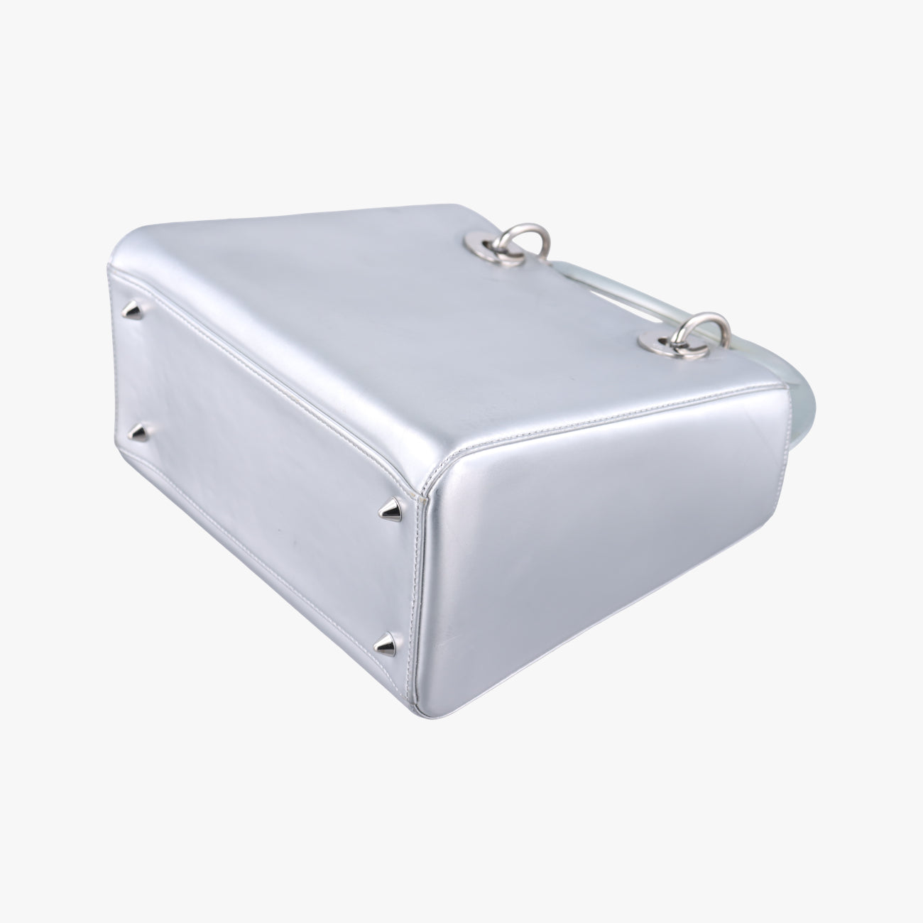 Lady DiorSilverLeather21-MA-0173レディディオールシルバーレザー21-MA-0173