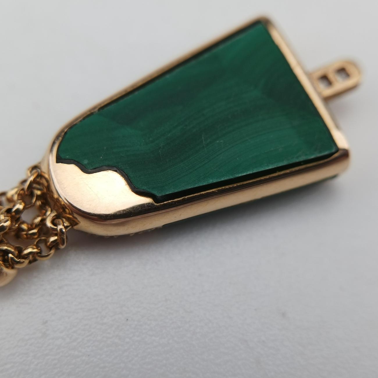 Gelati Malachite DiamondGreen×goldenAU750354744NWT7PPマラカイト ジェラーティ ダイヤモンドグリーン×ゴールドAU750354744NWT7PP