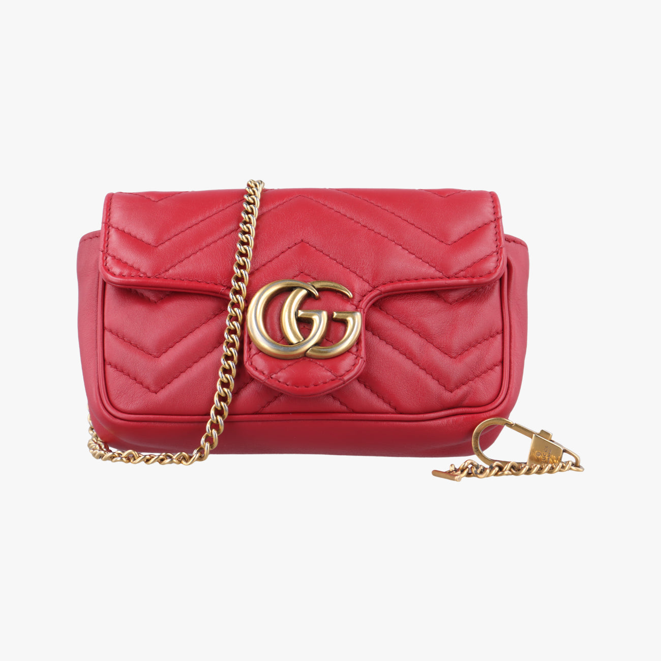 GG MarmontRedLeather476433GGマーモントレッドレザー476433