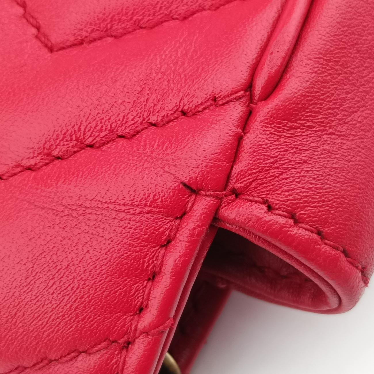 GG MarmontRedLeather476433GGマーモントレッドレザー476433