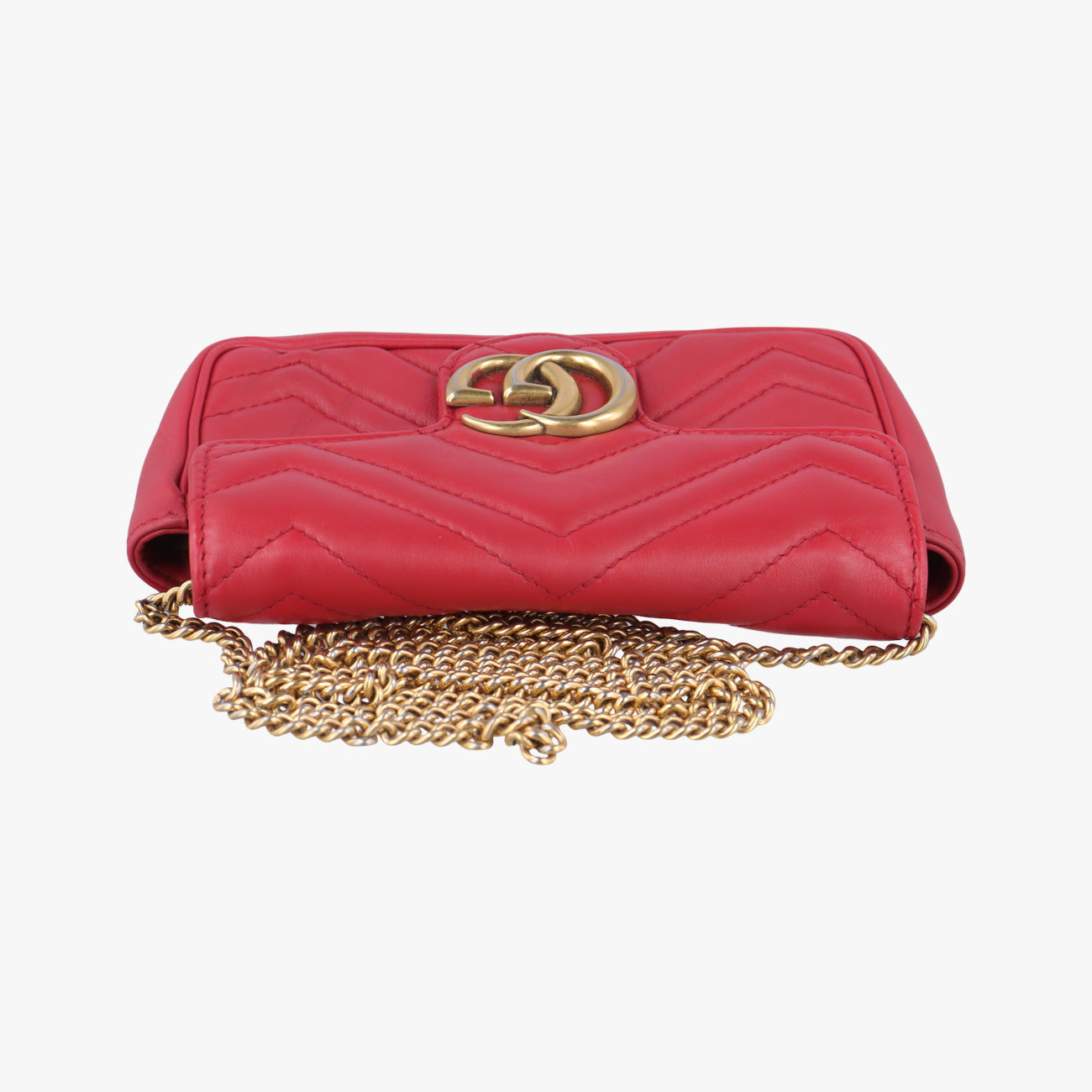 GG MarmontRedLeather476433GGマーモントレッドレザー476433