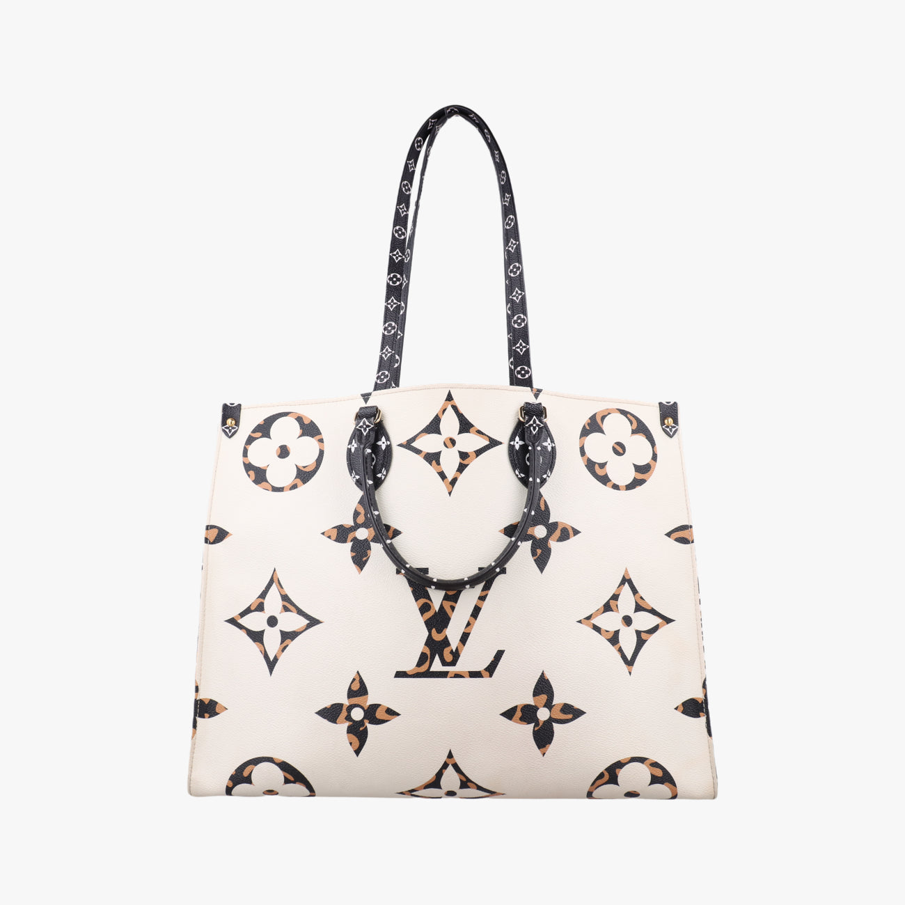 On The Go GMIVOIRE×brown×MulticolorMonogram GiantM44675FL3169オンザゴーGMイヴォワール×ブラウン×マルチモノグラム ジャイアントM44675FL3169