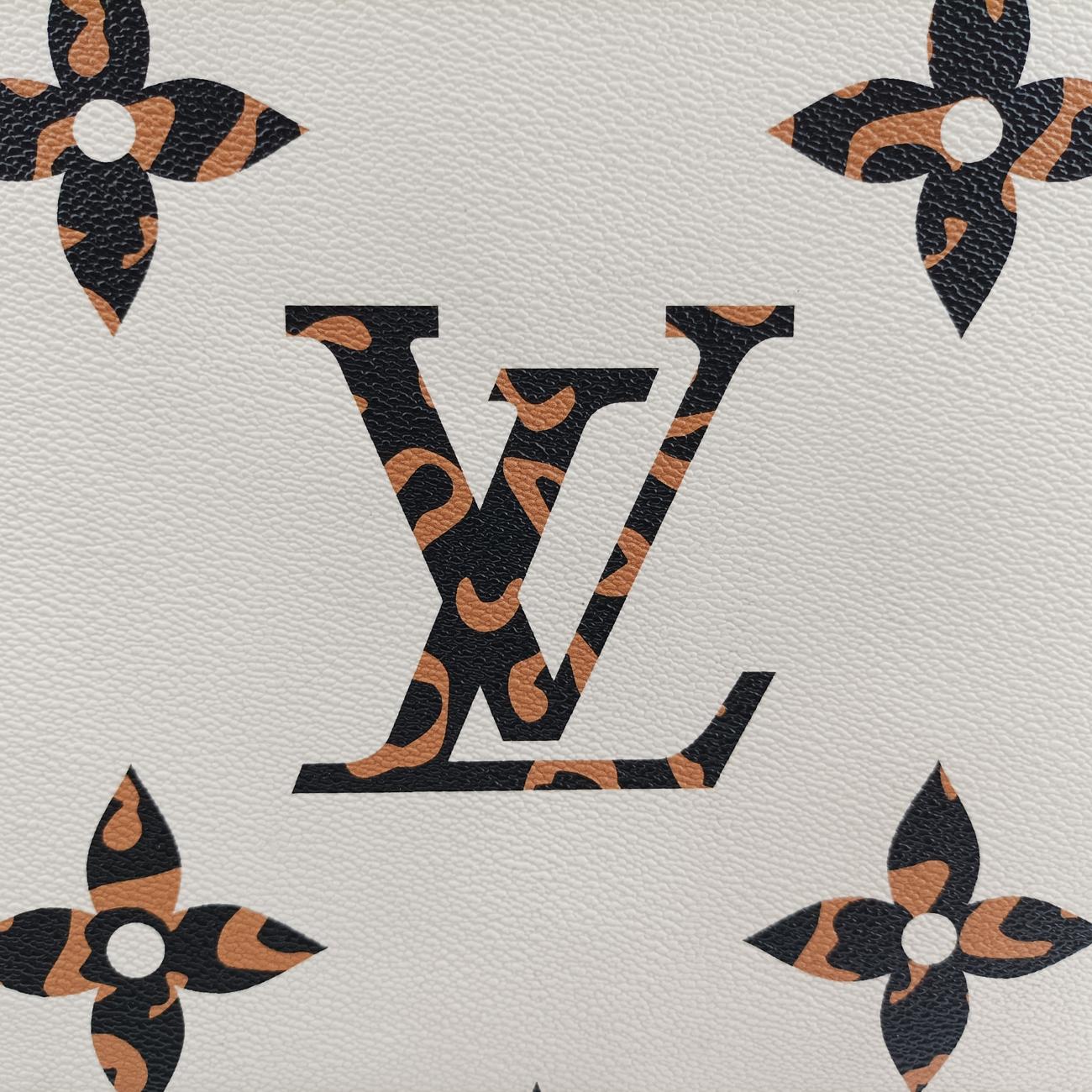 On The Go GMIVOIRE×brown×MulticolorMonogram GiantM44675FL3169オンザゴーGMイヴォワール×ブラウン×マルチモノグラム ジャイアントM44675FL3169