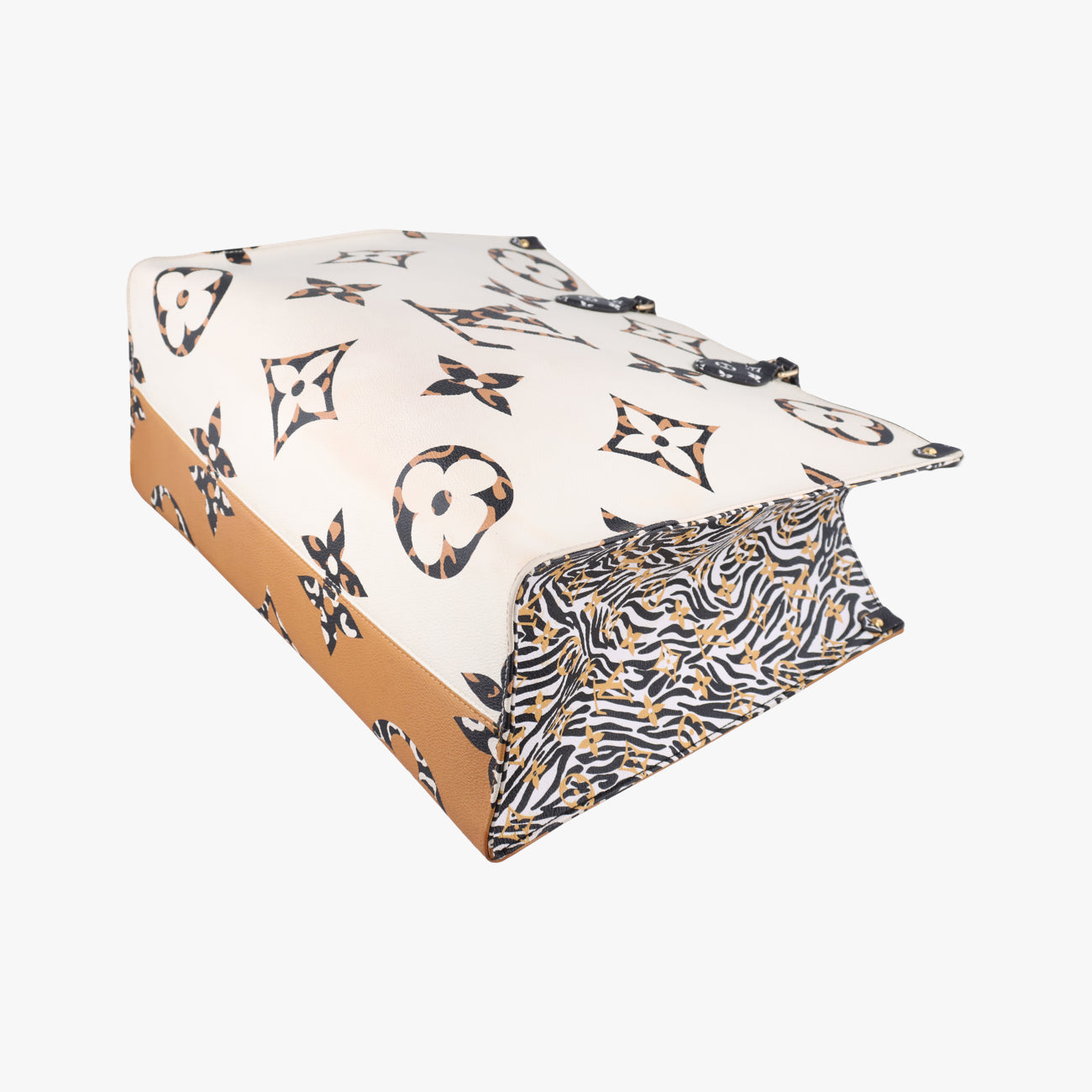 On The Go GMIVOIRE×brown×MulticolorMonogram GiantM44675FL3169オンザゴーGMイヴォワール×ブラウン×マルチモノグラム ジャイアントM44675FL3169