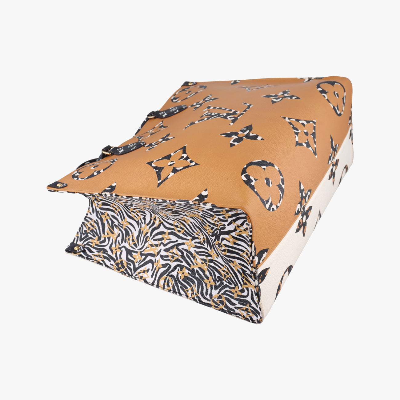 On The Go GMIVOIRE×brown×MulticolorMonogram GiantM44675FL3169オンザゴーGMイヴォワール×ブラウン×マルチモノグラム ジャイアントM44675FL3169