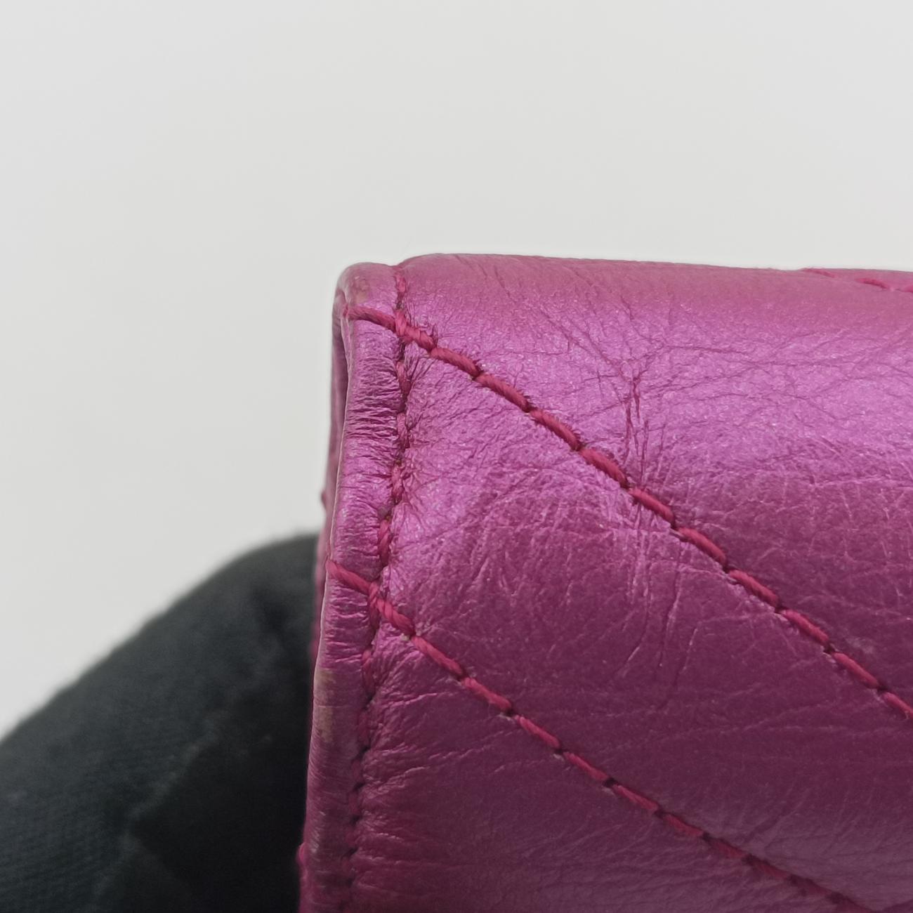 Pochette Heart crystal GG MarmontPinkLeather549880ポシェット ハート クリスタル GGマーモントピンクレザー549880