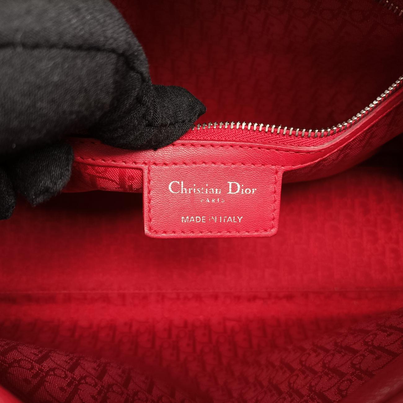 Lady DiorRedlambskin11-MA-1111レディディオールレッドラムスキン11-MA-1111