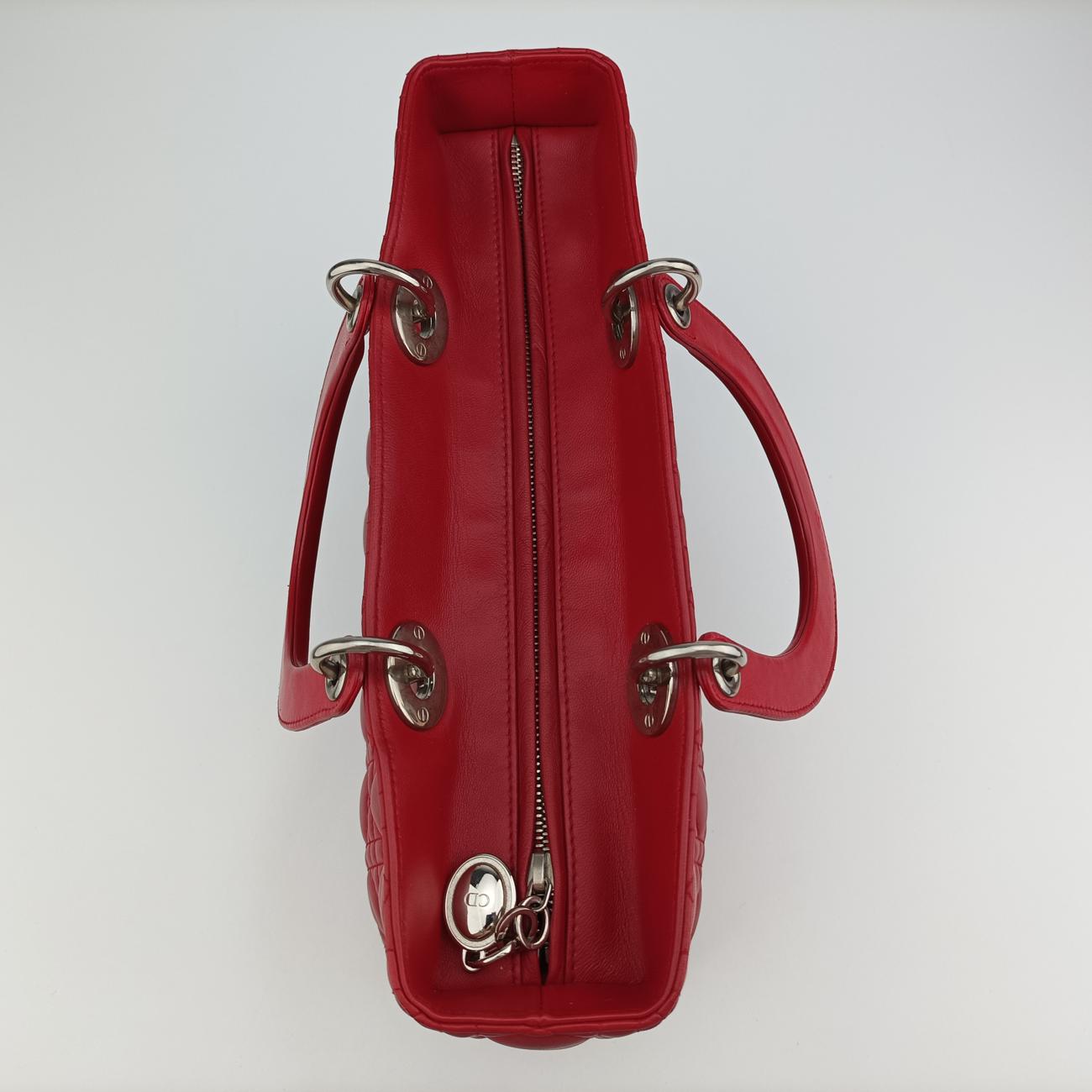 Lady DiorRedlambskin11-MA-1111レディディオールレッドラムスキン11-MA-1111