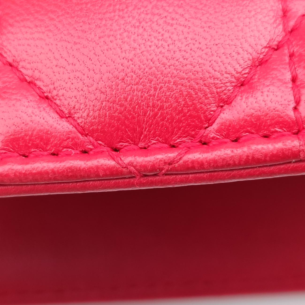 Lady DiorRedlambskin11-MA-1111レディディオールレッドラムスキン11-MA-1111