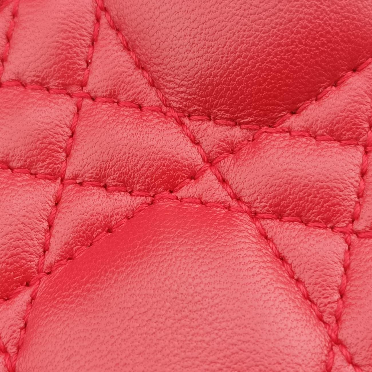 Lady DiorRedlambskin11-MA-1111レディディオールレッドラムスキン11-MA-1111