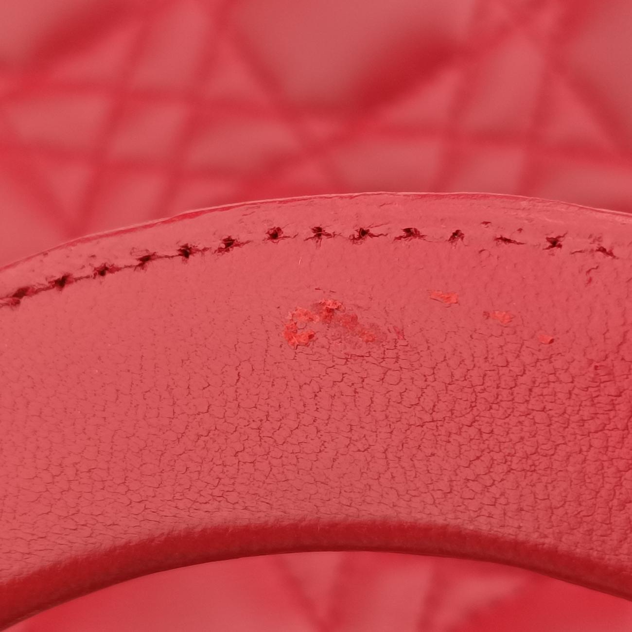 Lady DiorRedlambskin11-MA-1111レディディオールレッドラムスキン11-MA-1111