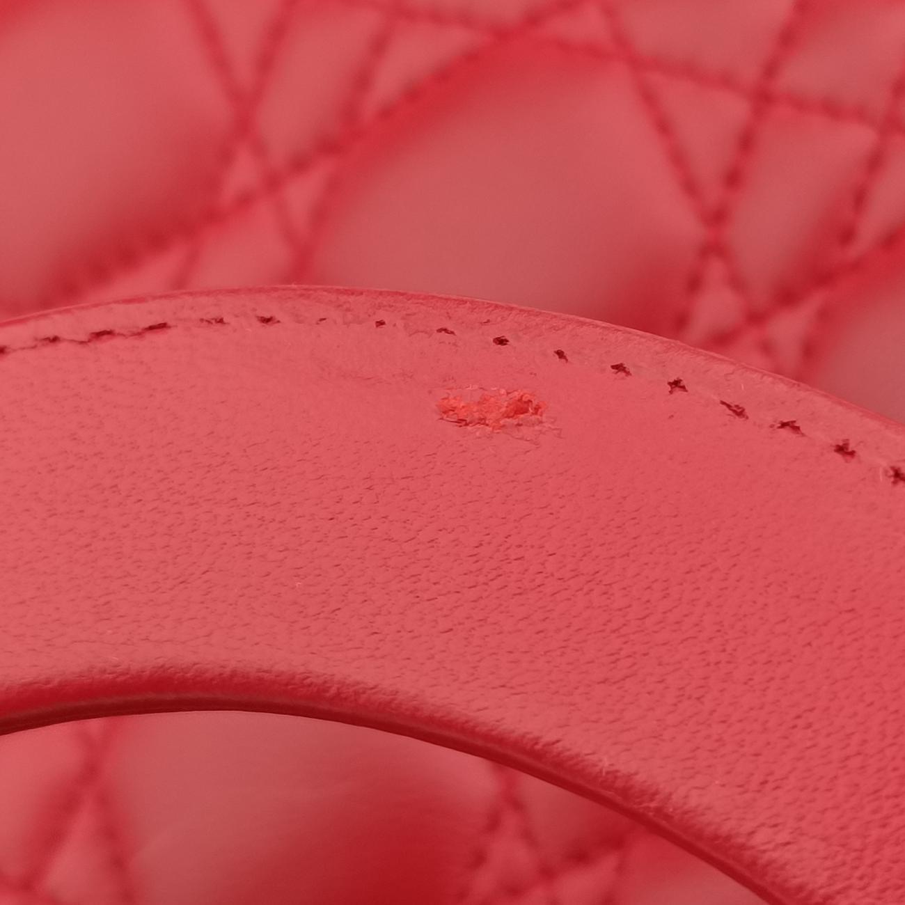 Lady DiorRedlambskin11-MA-1111レディディオールレッドラムスキン11-MA-1111