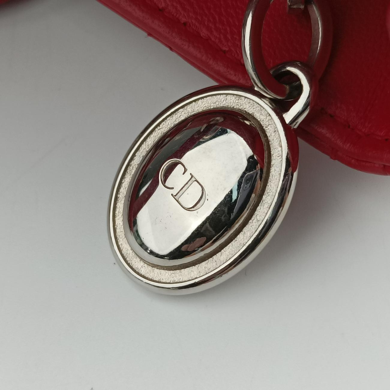 Lady DiorRedlambskin11-MA-1111レディディオールレッドラムスキン11-MA-1111