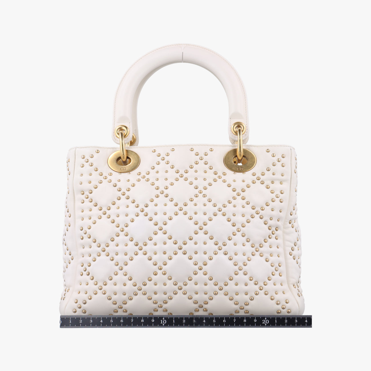 Lady DiorWhitelambskin16-BO-0117レディディオールホワイトラムスキン16-BO-0117